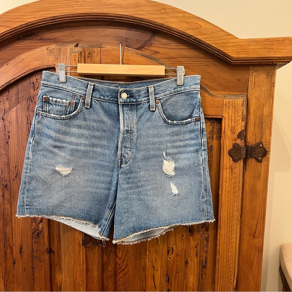 Levi’s 501 Distressed Denim Shorts